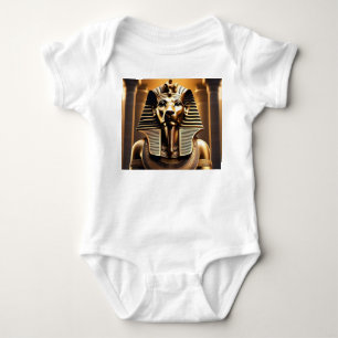 **"Royal Roar: The Golden Pharaoh Lion"** Romper