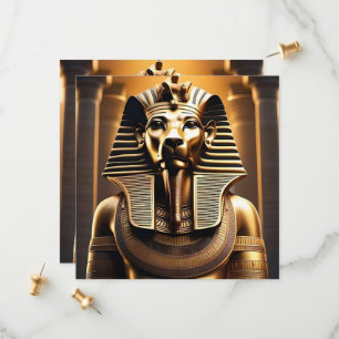 **"Royal Roar: The Golden Pharaoh Lion"** Save The Date