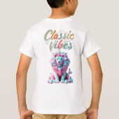 Royal Rococo Punk Marshmallow Leeuw T-shirt (Achterkant)