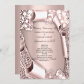 Royal Roos Blush Lijst 3D Program Formal Programma (Voorkant / Achterkant)