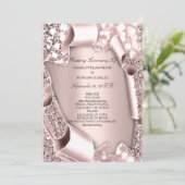 Royal Roos Blush Lijst 3D Program Formal Programma (Staand voorkant)