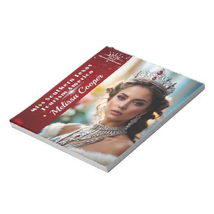 Royal Ruby Shimmer Pageant Autograph Pad Notitieblok