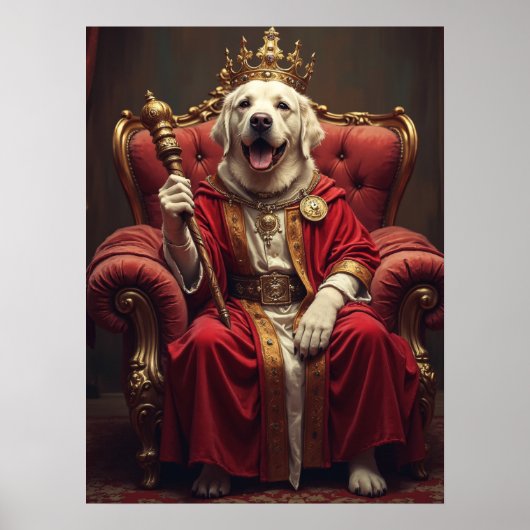 Royal Ruler of Snacks and Sofa Poster (Voorkant)