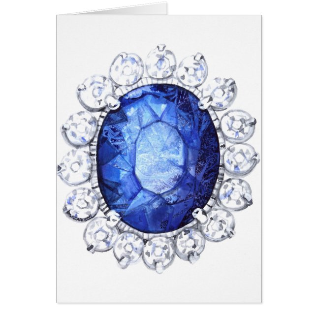 Royal Sapphire Original Waterverf (Voorkant)