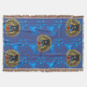 Royal Scarab Throw Deken (Voorkant)