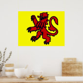 Royal Scottish lion Poster (Keuken)