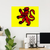Royal Scottish lion Poster (Thuiskantoor)