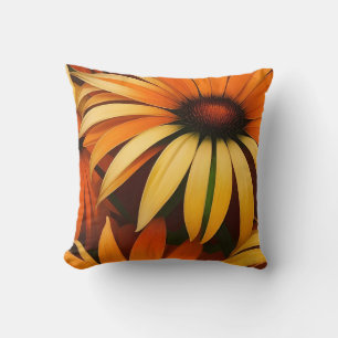 Royal Sinaasappel Coneflowers Kussen