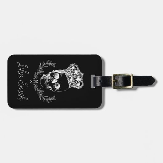 Royal Skull Bagagelabel (Voorkant horizontaal)
