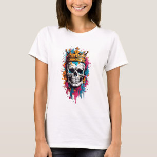 Royal Skull Graphic T-Shirt - Vet en Artistiek