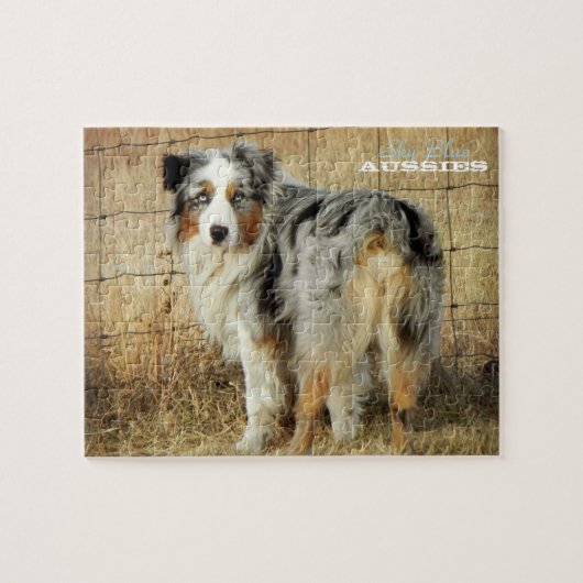 Royal Sky Blue Aussie Puzzle Legpuzzel (Horizontaal)