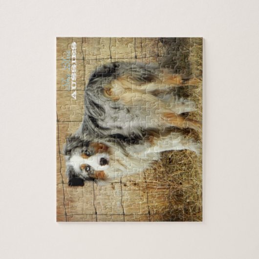 Royal Sky Blue Aussie Puzzle Legpuzzel (Verticaal)