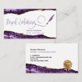 Royal Solutions Visitekaartje (Voorkant / Achterkant)