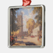 Royal Spa, Street Uitzicht British Railways Poster Metalen Ornament (Links)