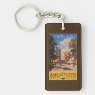 Royal Spa, Street Uitzicht British Railways Poster Sleutelhanger