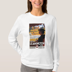 Royal Spa, Vrouw Drink het Poster van de waterkeri T-shirt