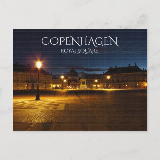 Royal Square Kopenhagen Briefkaart (Voorkant)