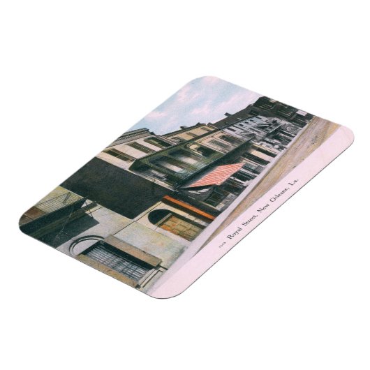 Royal St., New Orleans LA 1910 Magneet (Linkerzijde)