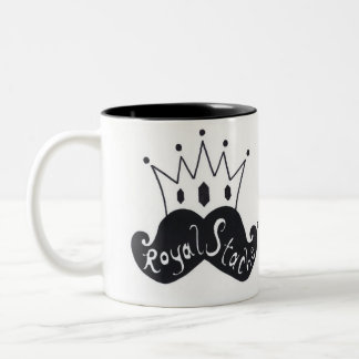 Royal Stache-mok voor twee toonkoffie Tweekleurige Koffiemok
