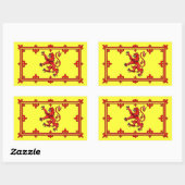 Royal Standard of Scotland Rechthoekige Sticker (Vel)