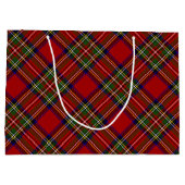 Royal Stewart Clan familie Tartan Pset Pattern Wra Groot Cadeauzakje (Achterkant)