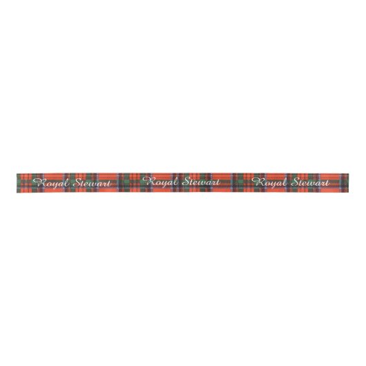 Royal Stewart clan Pset Scottish tartan Lint (Voorkant)