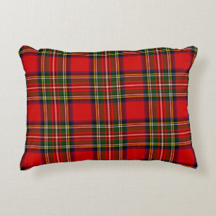 Royal Stewart Clan Tartan Plaid  Accent Kussen