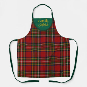 Royal Stewart Clan Tartan Plaid gepersonaliseerd Schort