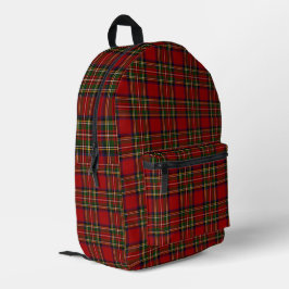 Royal Stewart Clan Tartan Pset Bedrukte Rugzak