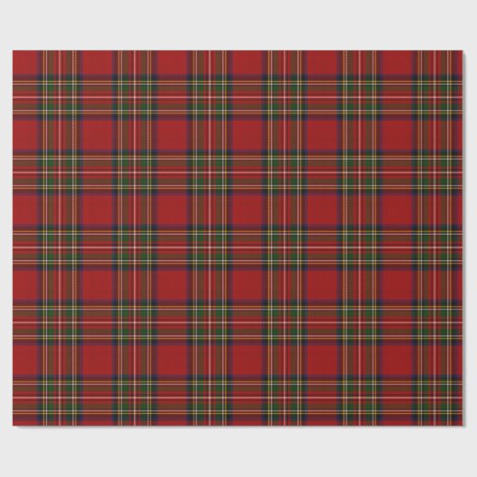Royal Stewart Clan Tartan Pset Cadeaupapier (Vlak)