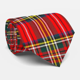 Royal Stewart Clan Tartan Pset Stropdas