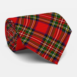 Royal Stewart Clan Tartan Pset Stropdas