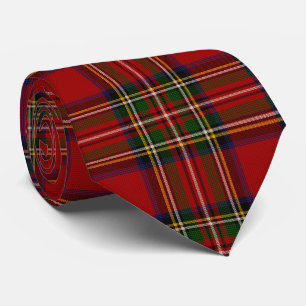 Royal Stewart Clan Tartan Pset Stropdas