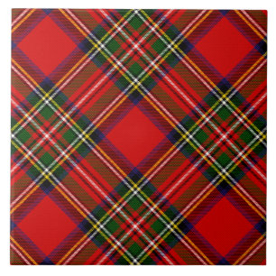 Royal Stewart Clan Tartan Pset Tegeltje