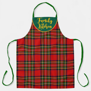 Royal Stewart Clan Tartan Schort met eigen tekst