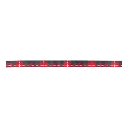 Royal Stewart Dark Red Tartan Pattern Lint (Voorkant)