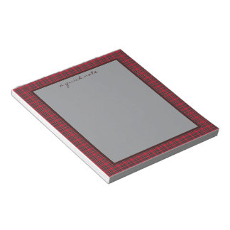 Royal Stewart Original Scottish Tartan  Notitieblok