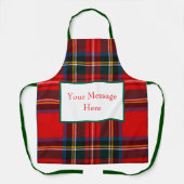 Royal Stewart Plaid CUSTOMIZE Unisex Schort (Voorkant)