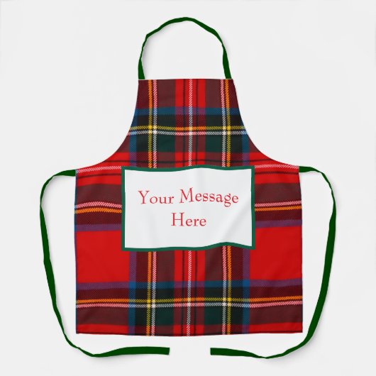 Royal Stewart Plaid CUSTOMIZE Unisex Schort (Voorkant)