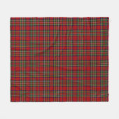 Royal Stewart Red Tartan Plaid Fleece Deken (Voorkant (Horizontaal))