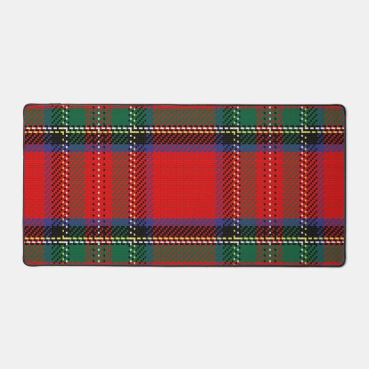 Royal Stewart rouge et vert écossais tartan motif (Recto)