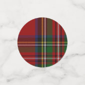 Royal Stewart Scottish Mariage Confetti (Petit recto)