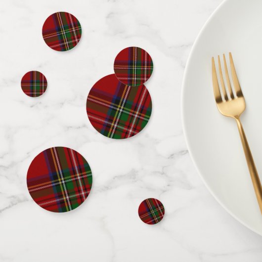 Royal Stewart Scottish Mariage Confetti (Groupe)