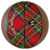 Royal Stewart Tartan Basketbal (Verticaal)