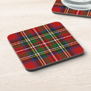 Royal Stewart Tartan Bier Onderzetter