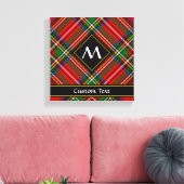 Royal Stewart Tartan Canvas Afdruk (Insitu (Woonkamer))