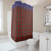 Royal Stewart Tartan Douche Plaid Rideau (En situation)