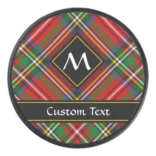 Royal Stewart Tartan Hockey Puck (Voorkant)