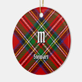 Royal Stewart Tartan Keramisch Ornament (Links)