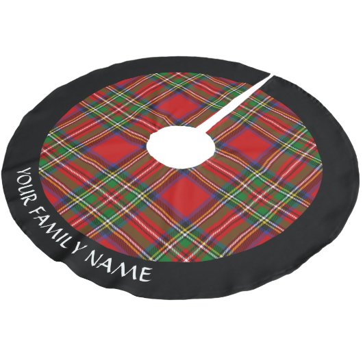 Royal Stewart Tartan Kerstboom Rok (Gekanteld)